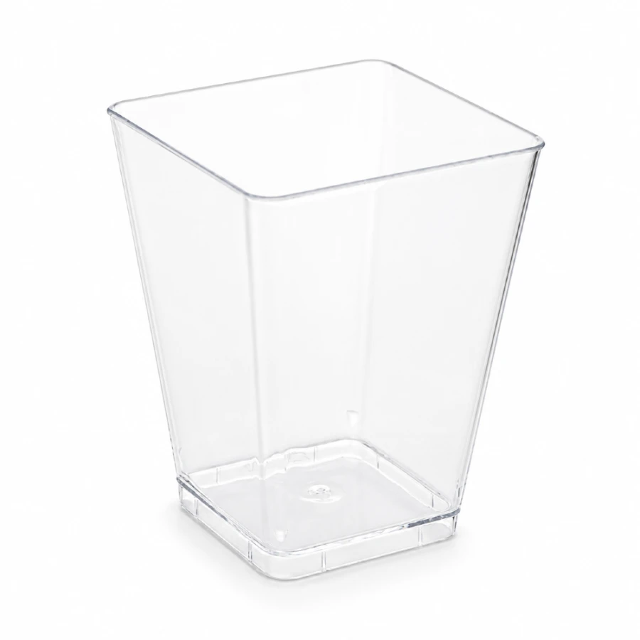Pojemnik krystaliczny 160 ml , 5,8 x 5,8 x 7,6 cm fingerfood - 20 szt.