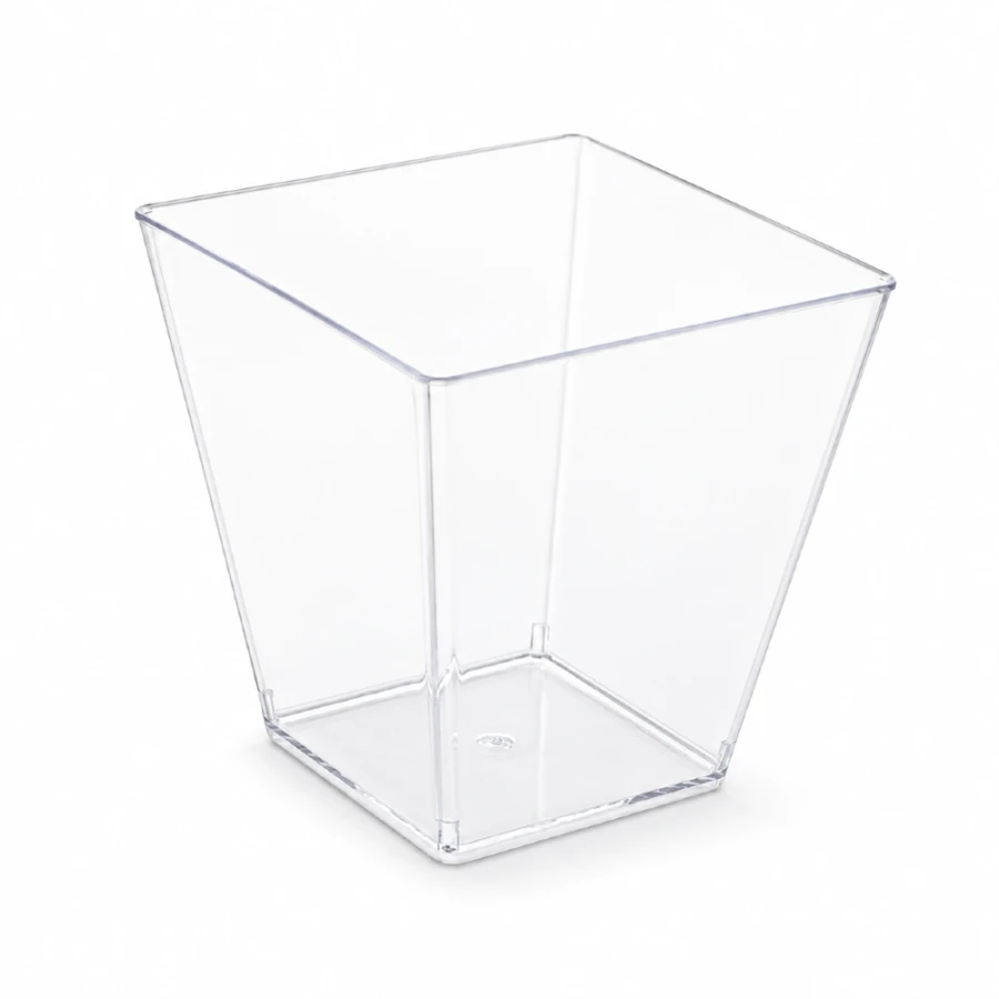 Pojemnik krystaliczny 100 ml fingerfood 5,9 x 5,9 x 5,4 cm - 50 szt.