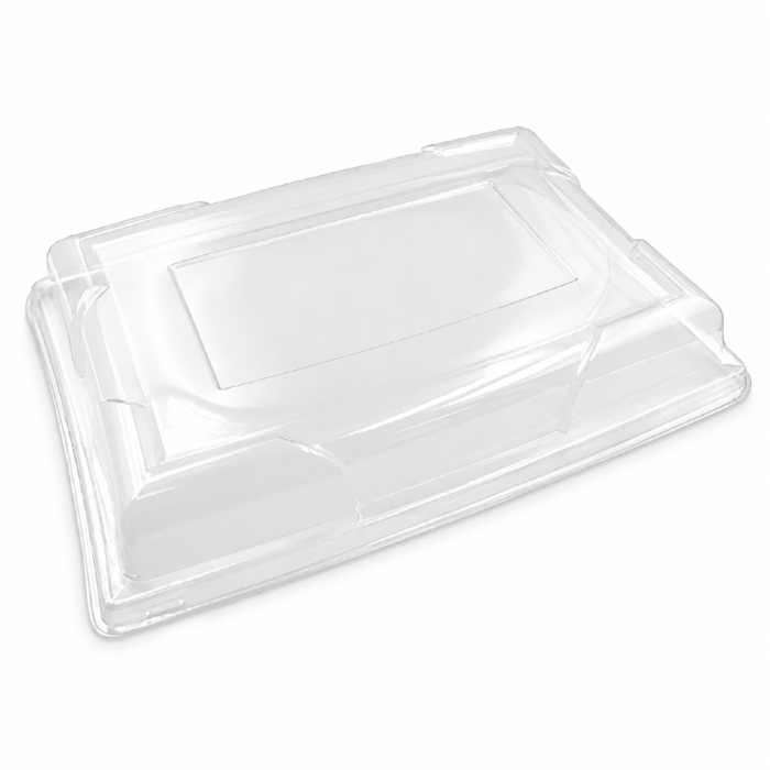 Pokrywka do talerza 46 x 30,5 cm transparentna, rPET - 5 szt.