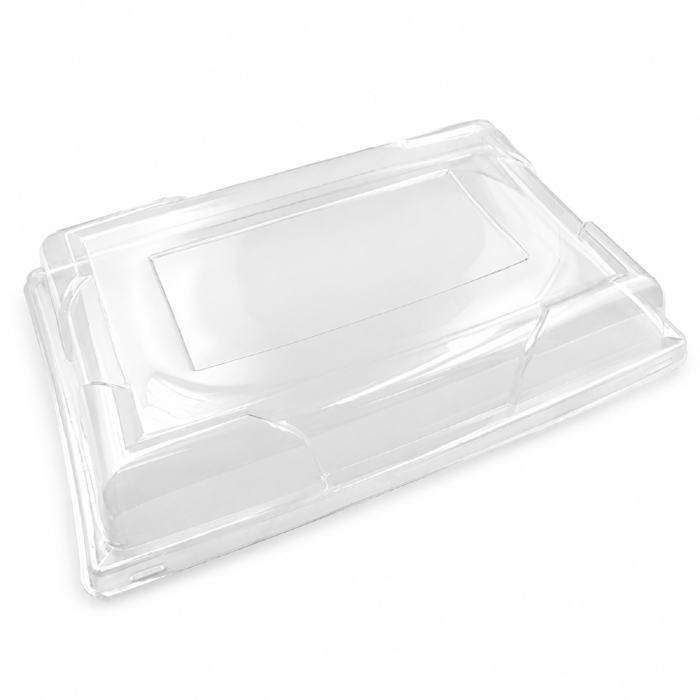 Pokrywka do talerza 36 x 25,3 cm, transparentna rPET - 5 szt.