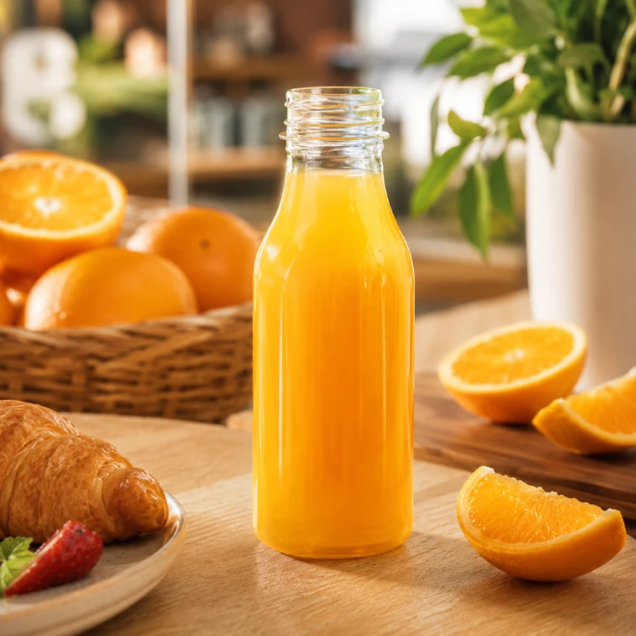 Butelka transparentna rPET 330 ml okrągła - 100 szt
