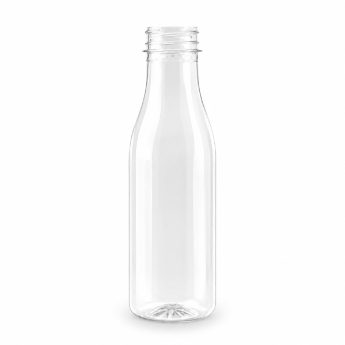 Butelka transparentna rPET 400 ml okrągła - 100 szt