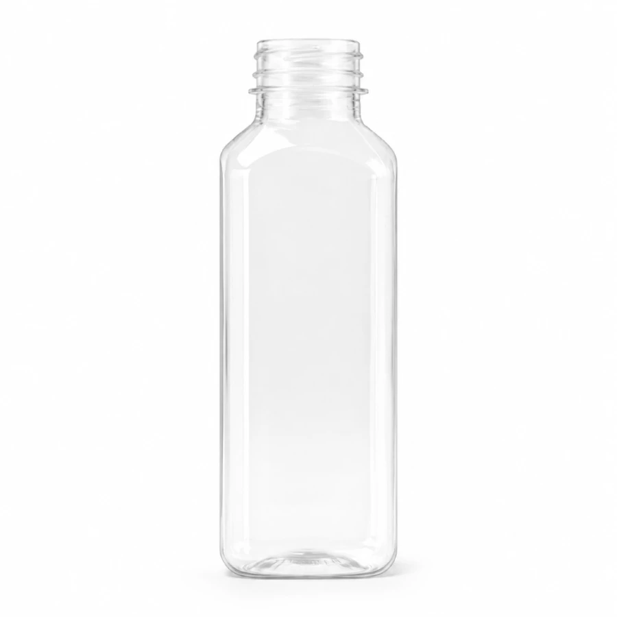 Butelka transparentna rPET 330 ml kwadratowa - 100 szt