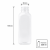 Butelka transparentna rPET 330 ml kwadratowa - 100 szt