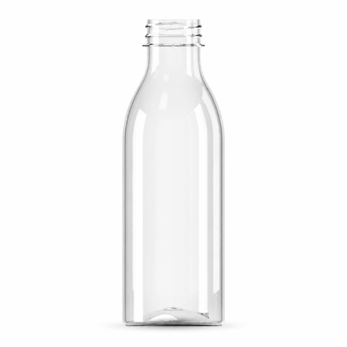 Butelka transparentna rPET 500 ml okrągła - 100 szt