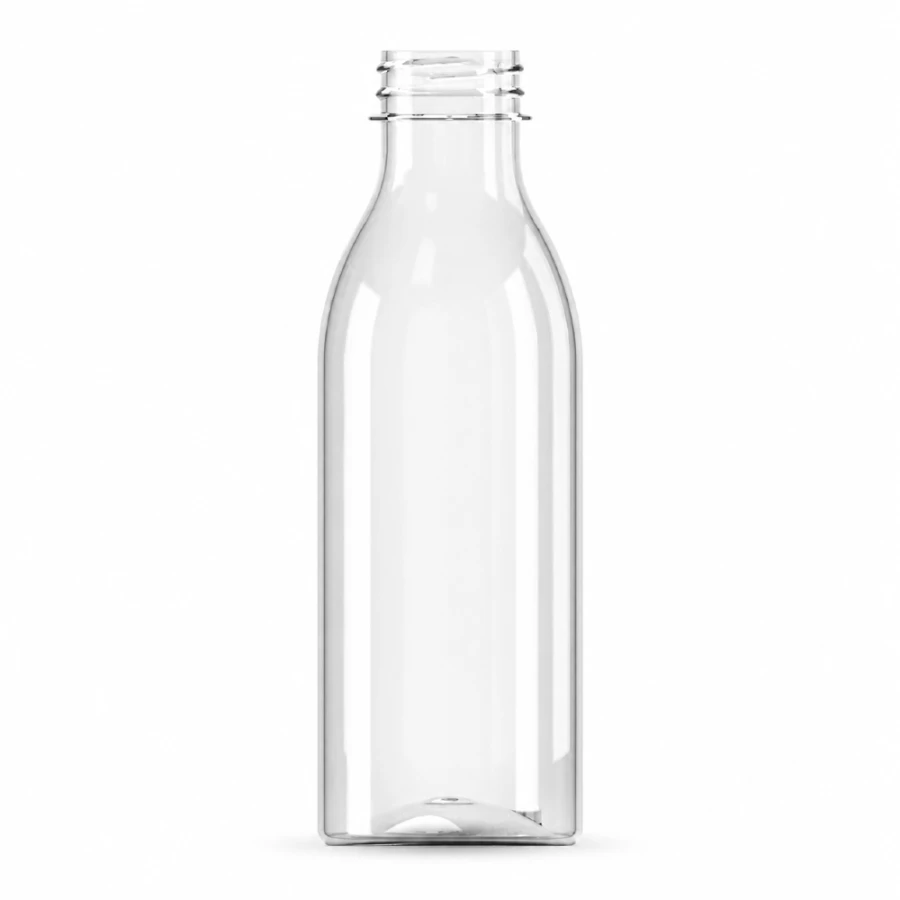 Butelka transparentna rPET 500 ml okrągła - 100 szt