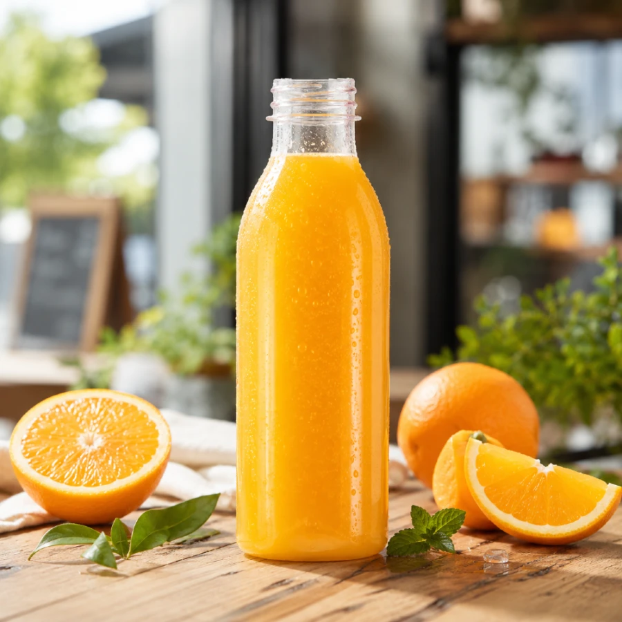 Butelka transparentna rPET 500 ml okrągła - 100 szt