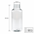 Butelka transparentna rPET 400 ml kwadratowa - 100 szt