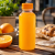 Butelka transparentna rPET 400 ml kwadratowa - 100 szt