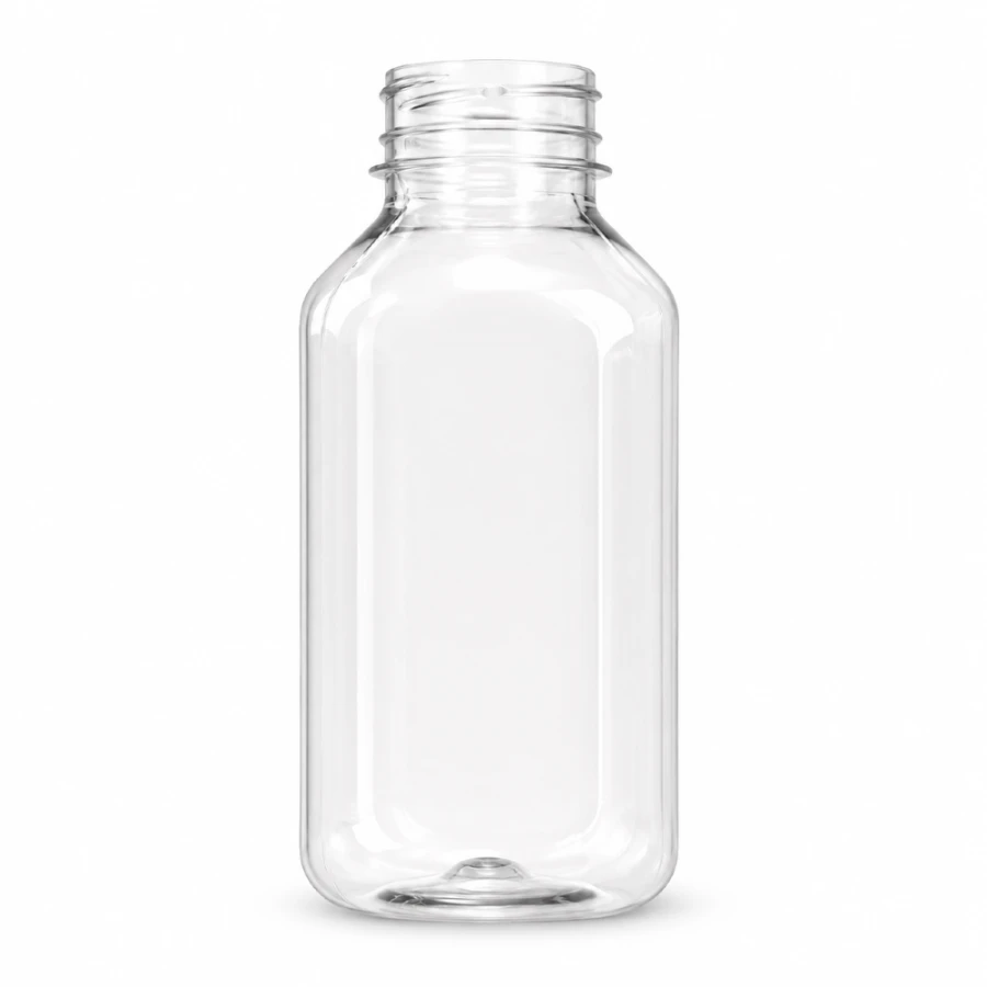 Butelka transparentna rPET 330 ml kwadratowa - 100 szt