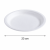 Talerz z trzciny cukrowej biały, okrągły 23 cm - 50 sztuk
