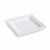 Talerz z trzciny cukrowej biały 15 cm x 15 cm - 50 sztuk