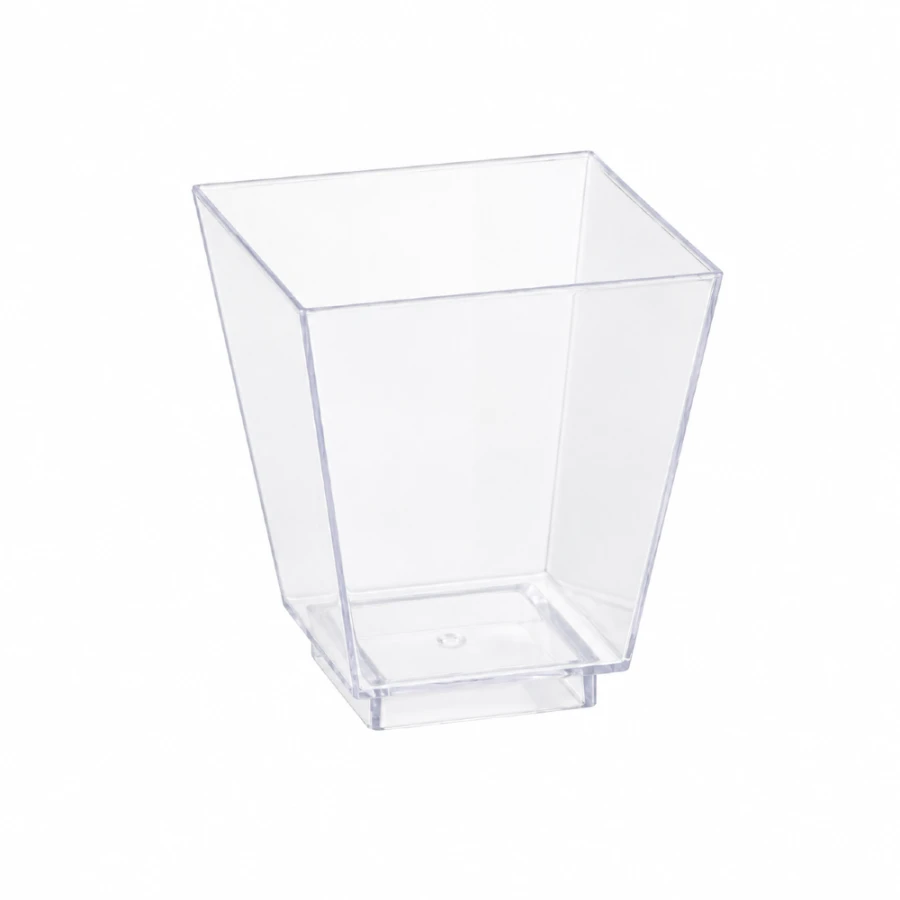 Pojemniki na przekąski fingerfood 50 ml 5 cm x 4,5 cm x 4,5 cm - 50 sztuk
