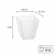 Pojemniki na przekąski fingerfood 50 ml 5 cm x 4,5 cm x 4,5 cm - 50 sztuk