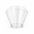 Pojemniki na przekąski fingerfood 120 ml 8,4 cm x 6,1 cm x 7 cm - 24 sztuki