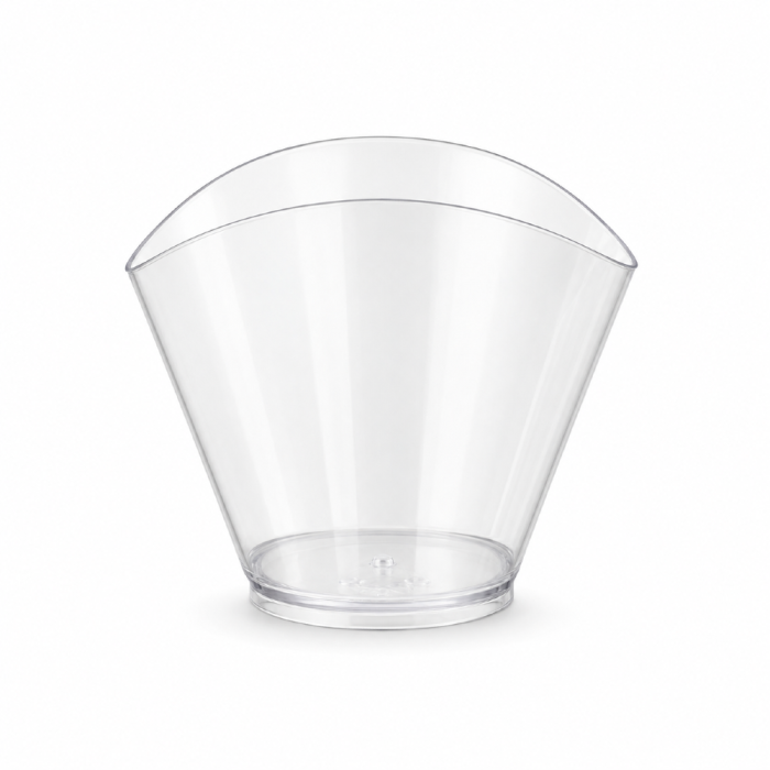 Pojemniki na przekąski fingerfood 120 ml 8,4 cm x 6,1 cm x 7 cm - 24 sztuki
