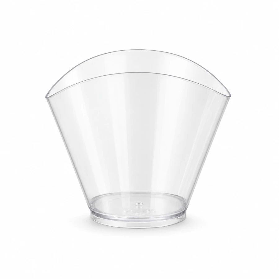 Pojemniki na przekąski fingerfood 120 ml 8,4 cm x 6,1 cm x 7 cm - 24 sztuki