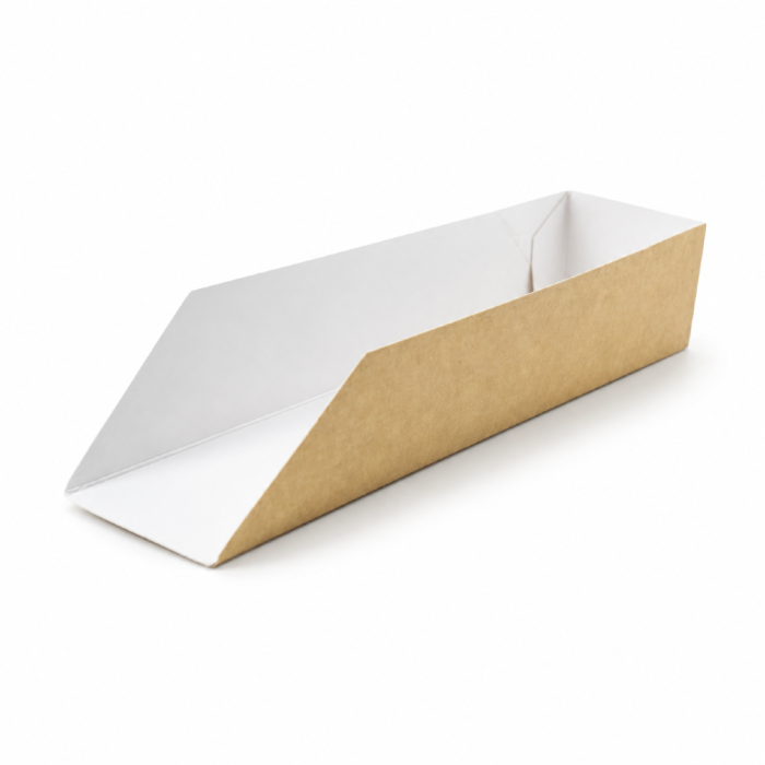 Tacka papierowa na hot doga 25 cm x 6 cm x 5 cm - 100 sztuk