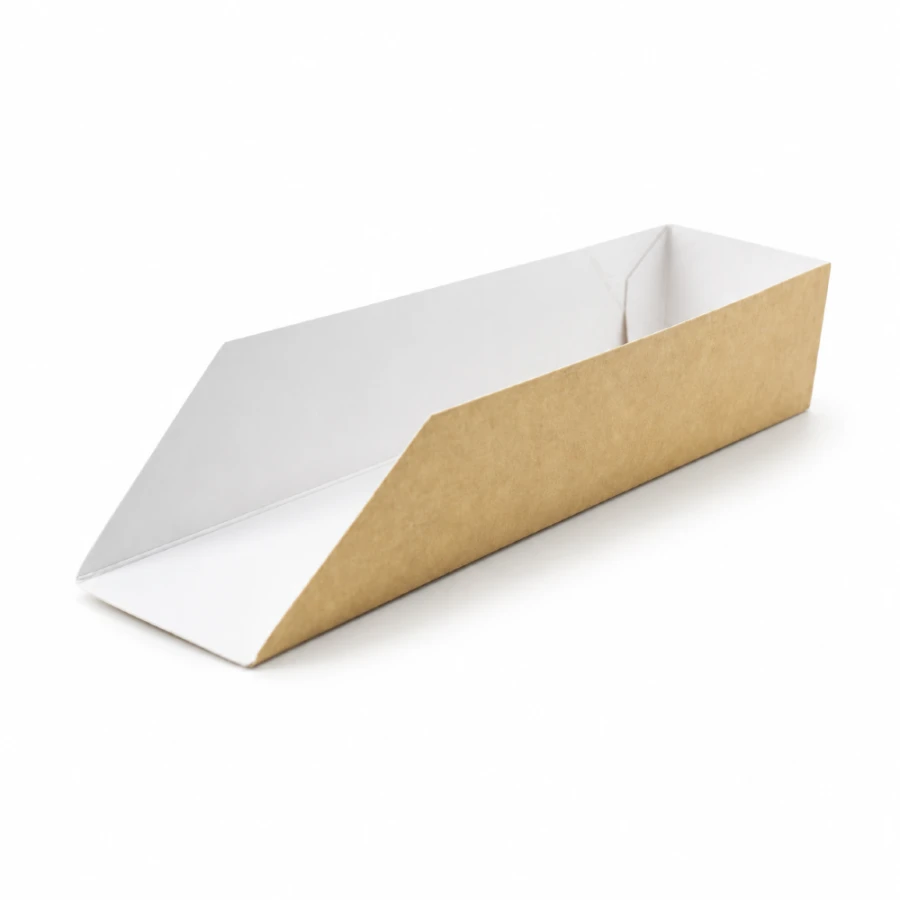Tacka papierowa na hot doga 25 cm x 6 cm x 5 cm - 100 sztuk
