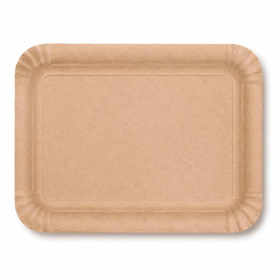 Tacka papierowa prostokątna KRAFT brązowa, 13 x 20 cm - 100 szt.