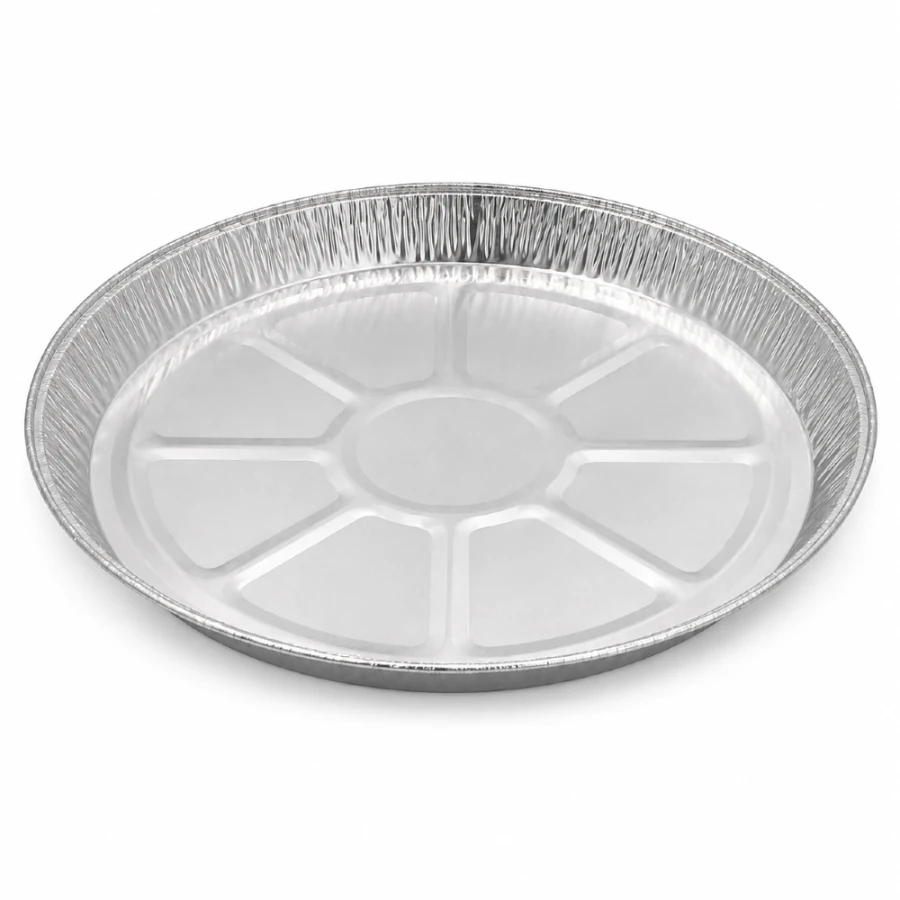 Formy aluminiowe do pieczenia okrągłe 27 cm x 2,2 cm - 5 sztuk