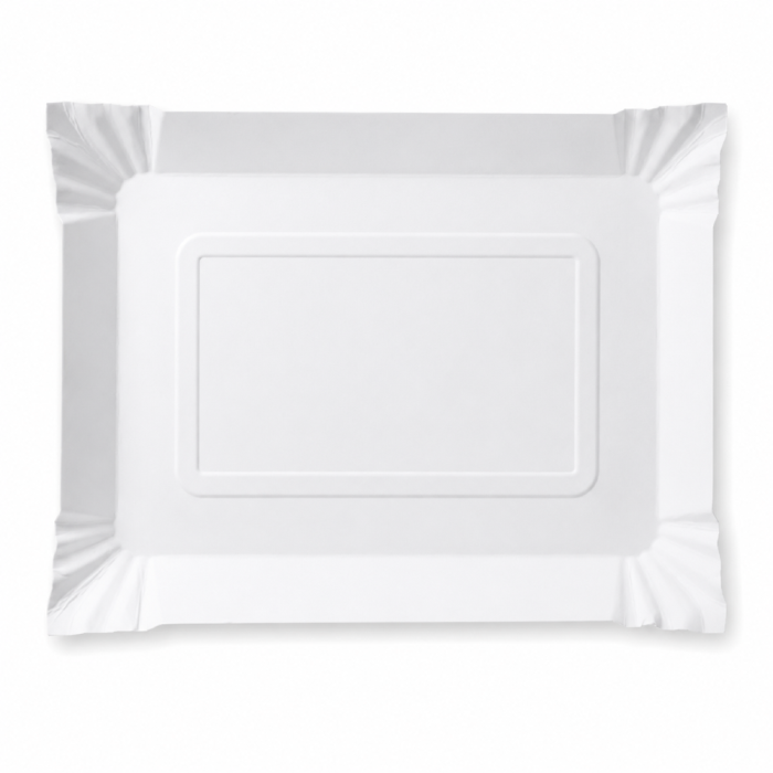 Tacka papierowa prostokątna biała, 20 x 25 cm - 250 szt.