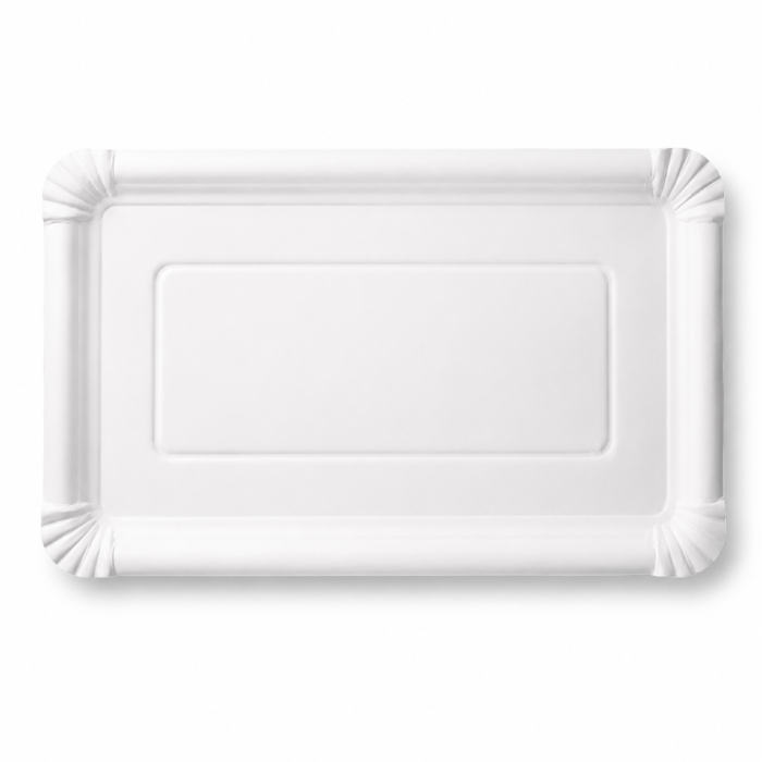 Tacka papierowa prostokątna biała, 33 x 19 cm - 125 szt.