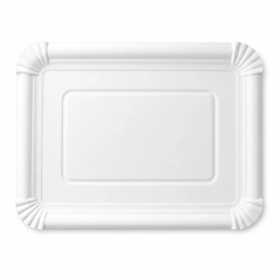 Tacka papierowa prostokątna biała, 11 x 18 cm - 250 szt.