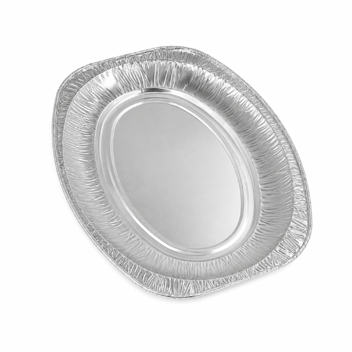 Taca aluminiowa owal, 35 x 24,5 cm - 3 sztuki