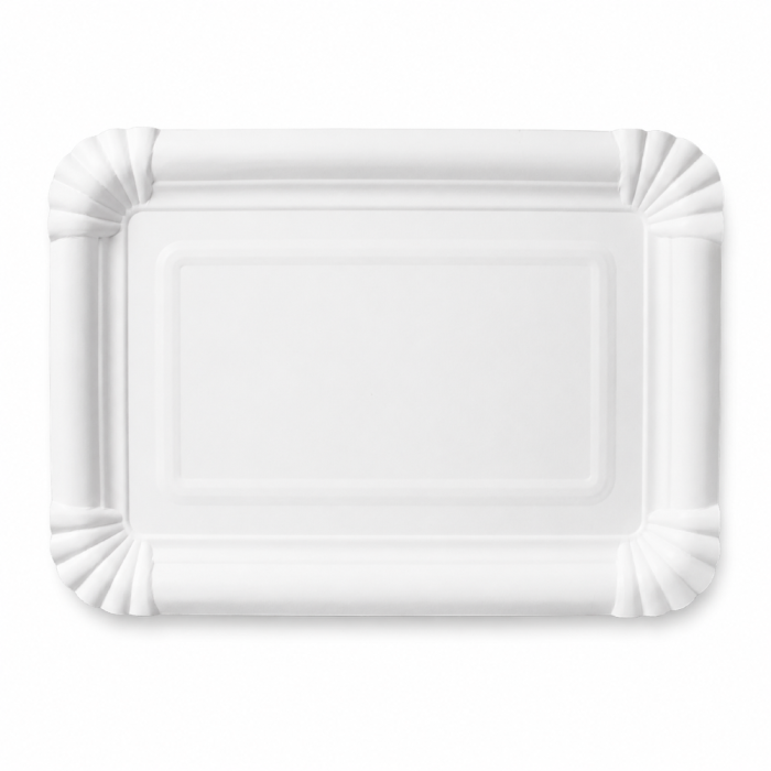 Tacka papierowa prostokątna biała, 13 x 20 cm - 250 szt.