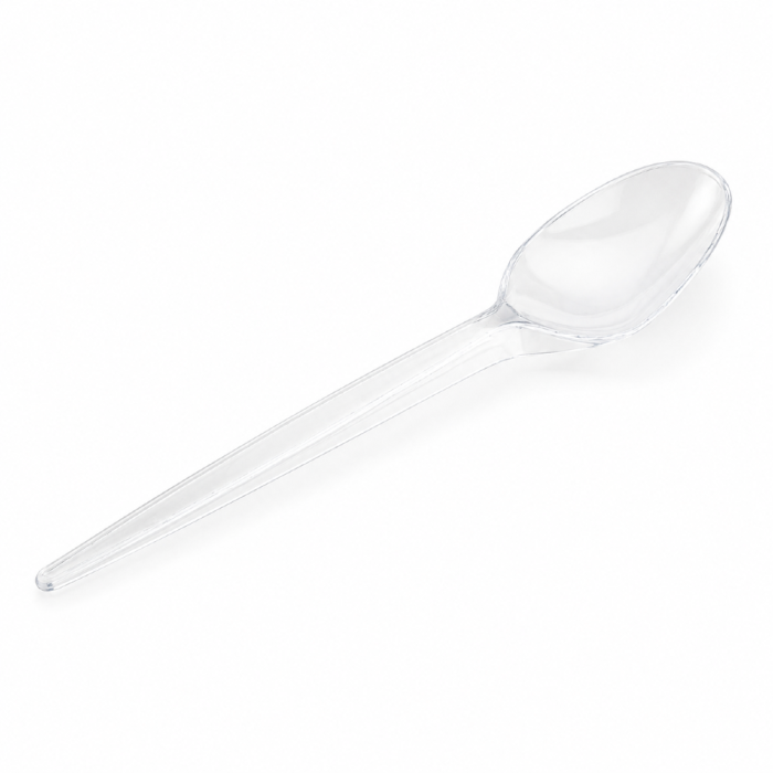 Łyżka wielokrotnego użytku Superior transparentna 18 cm PS - 50 sztuk