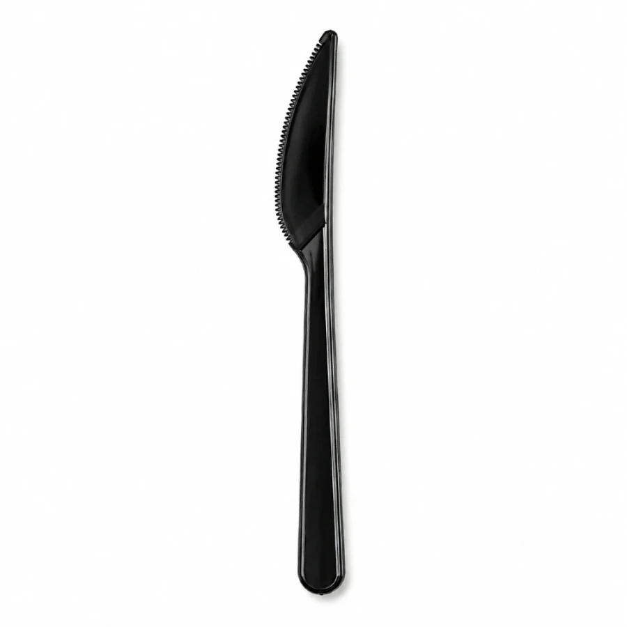 Nóż wielokrotnego użytku Superior czarny 18 cm PS - 50 sztuk