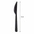 Nóż wielokrotnego użytku Superior czarny 18 cm PS - 50 sztuk