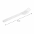 Widelec wielokrotnego użytku Superior transparentny 18 cm PS - 50 sztuk