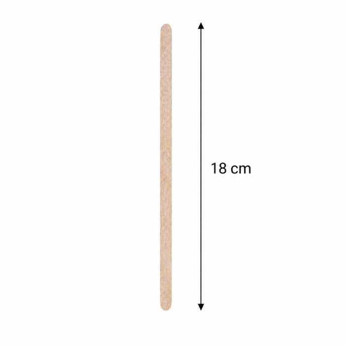 Drewniane mieszadełka do kawy w dyspenserze 18 cm - 1000 sztuk