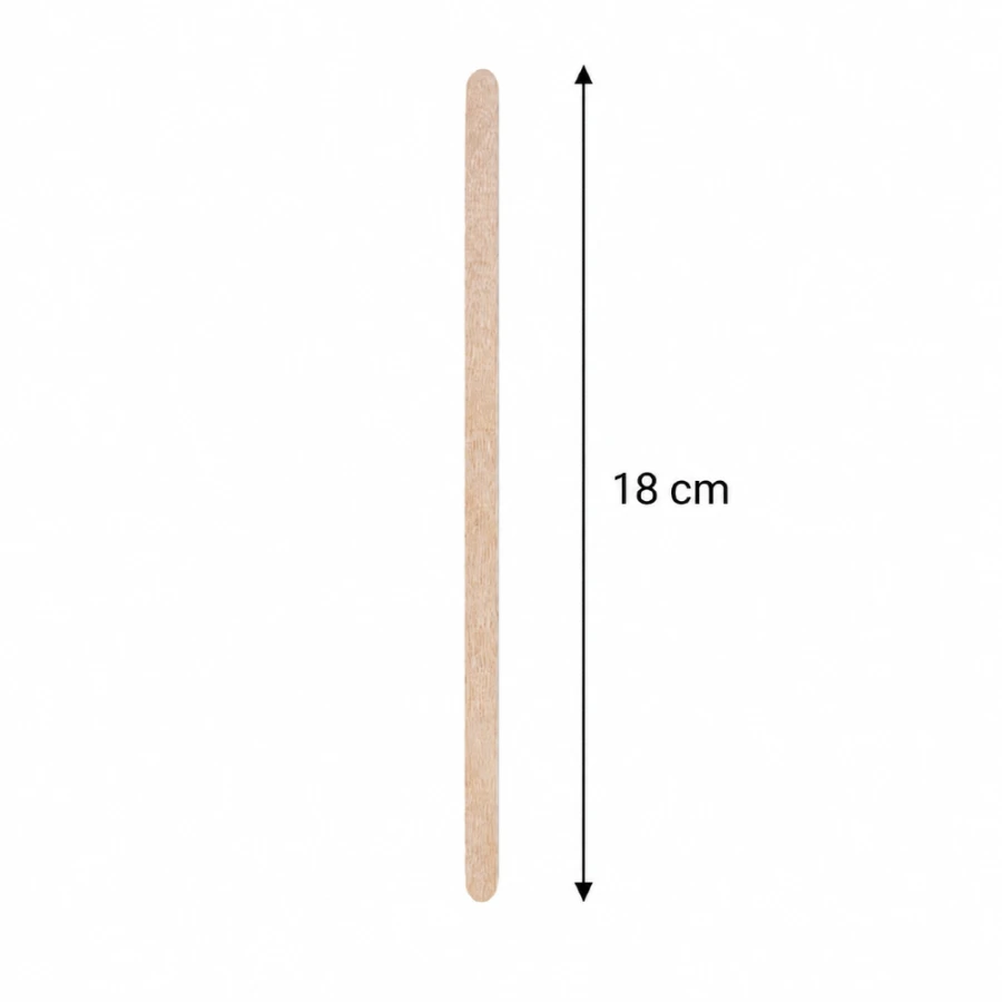 Drewniane mieszadełka do kawy w dyspenserze 18 cm - 1000 sztuk