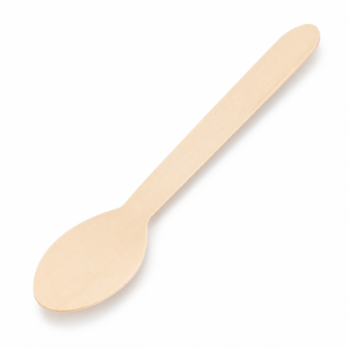Łyżka drewniana 16 cm - 100 szt.