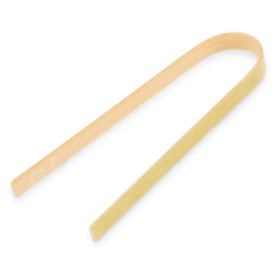 Szczypce do przekąsek 10 cm fingerfood, bambusowe - 50 szt.