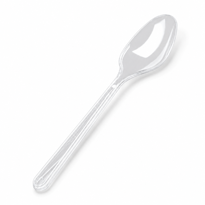 Łyżeczka transparentna 12,5 cm - 50 szt.