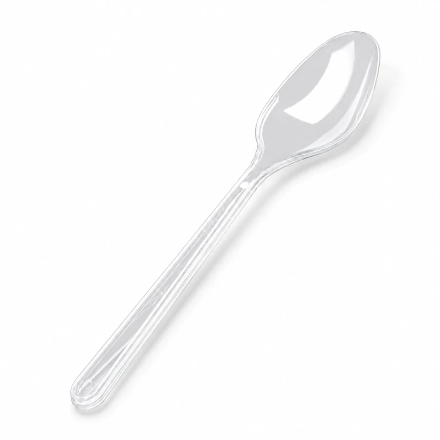 Łyżeczka transparentna 12,5 cm - 50 szt.
