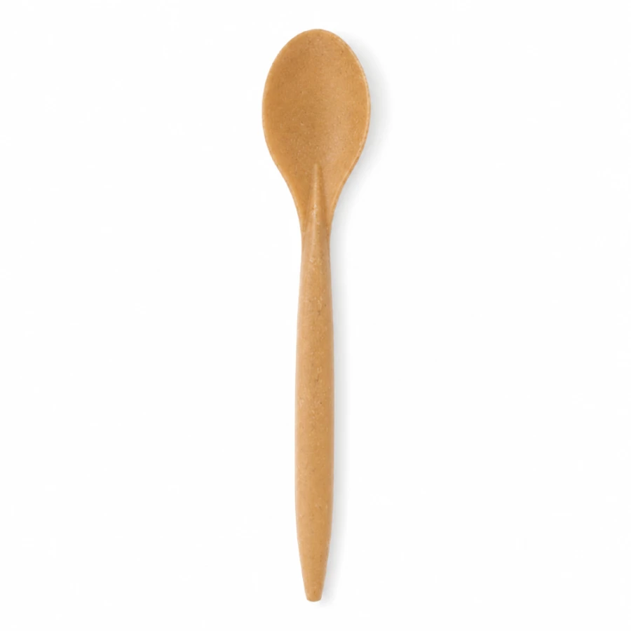 Łyżeczka deserowa z włókien drzewnych (WPC) 13 cm - 100 szt.