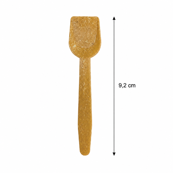 Łopatka deserowa z włókien drzewnych (WPC) 9,2 cm - 500 szt.