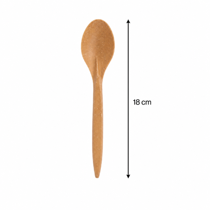 Łyżka z włókien drzewnych (WPC) 18 cm - 100 szt.