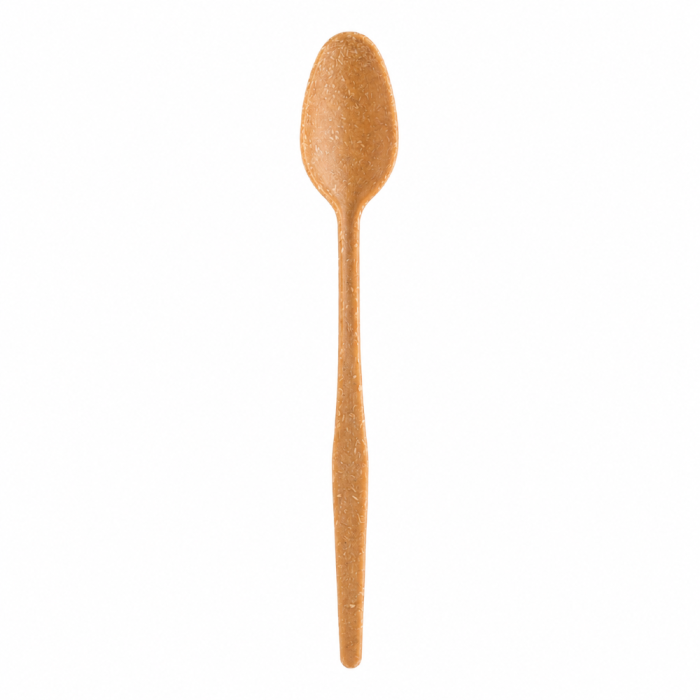Łyżeczka koktajlowa 18 cm z włókien drzewnych (WPC) - 200 szt.