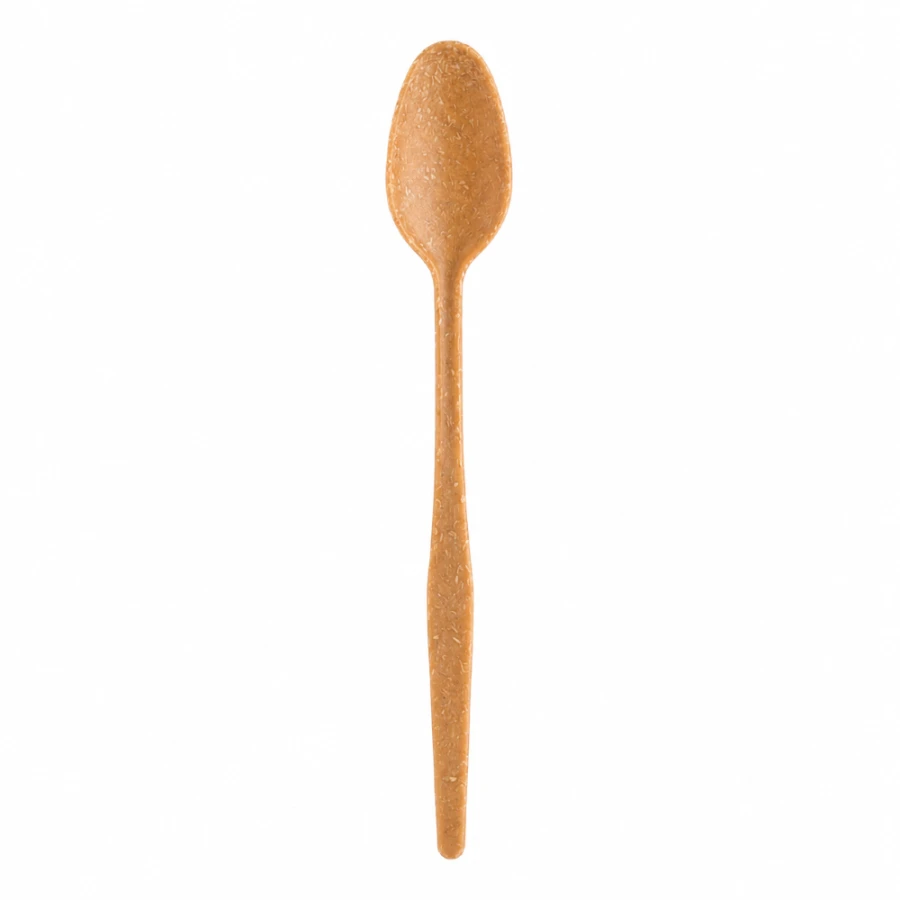Łyżeczka koktajlowa 18 cm z włókien drzewnych (WPC) - 200 szt.
