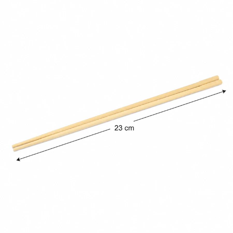Pałeczki bambusowe 23 cm, pakowane pojedynczo - 50 par