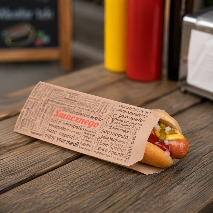 Torba płaska, Hot Dog otwarty - 2000 sztuk