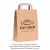 Torba papierowa z uchwytem płaskim kraft 31 cm x 12 cm x 40 cm - 250 sztuk