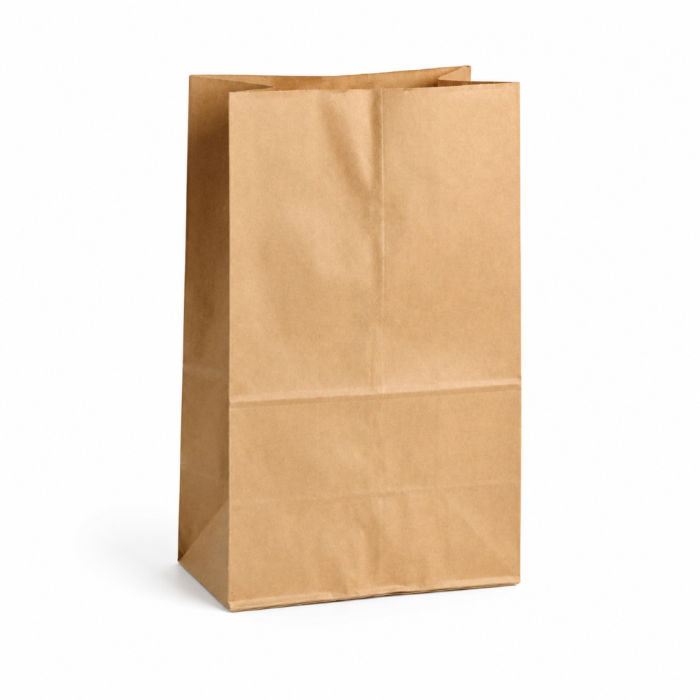 Torebka fałdowa kraft 25 cm x 11 cm x 28 cm - 500 sztuk