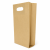 Torebka fałdowa zakupowa kraft 26 cm x 8 cm x 40,5 cm - 250 sztuk